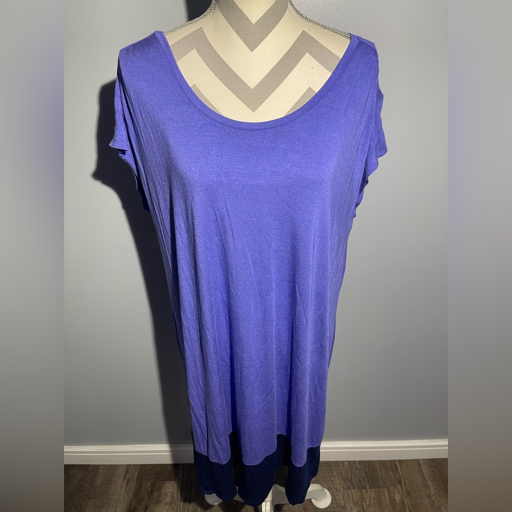 Gilligan & O'Malley Purple Tunic Top